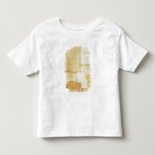 Plan van de drum van de koepel van de kerk kinder shirts