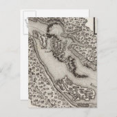 Plan van de Rapiden of de Herfsten van de Ohio Briefkaart (Voorkant / Achterkant)