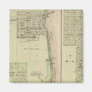 Plan van de stad McGregor Magneet