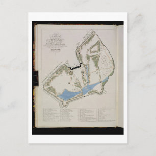 Plan van de tuinen van Richard Grenville, Duke o Briefkaart