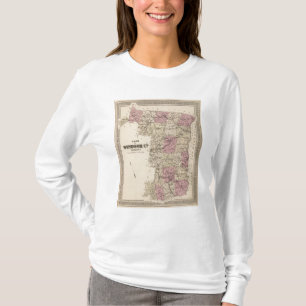 Plan van de vennootschap Windsor in Vermont T-shirt