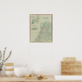 Plan van La Fayette met Battle Ground City Poster (Keuken)