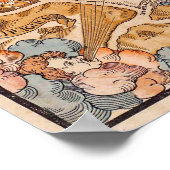 Plan van Parijs door Truschet Hoyau (1553) Poster (Hoek)