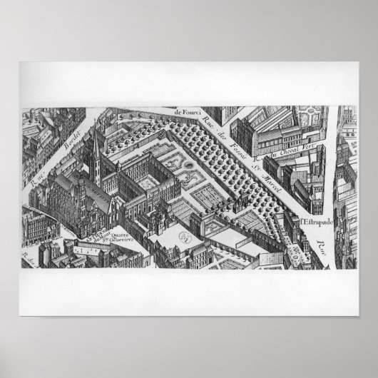 Plan van Parijs Poster (Voorkant)