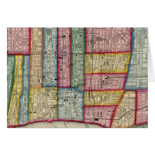 Plan van Philadelphia (Voorkant Horizontaal)