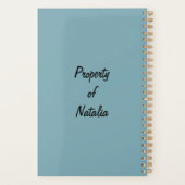 Plan vandaag Soar Morgen Gepersonaliseerde Planner (Achterkant)