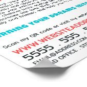 Plan voor het Ontwerp van het Succes, Professionel Poster (Hoek)