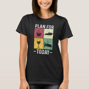Plan voor vandaag de schamele  het Dokken van het  T-shirt