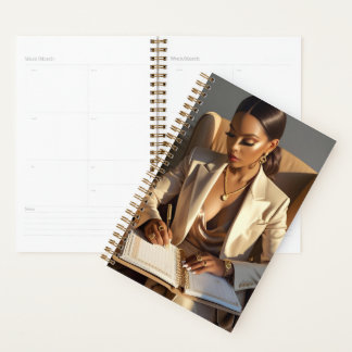"Plan vooruit. Slaag met intentie." Planner