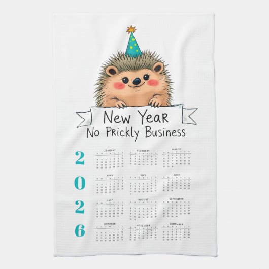 Plan your year in style with this 2026 calendar theedoek (Verticaal)