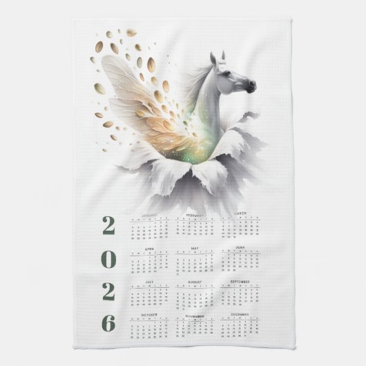 Plan your year in style with this 2026 calendar theedoek (Verticaal)