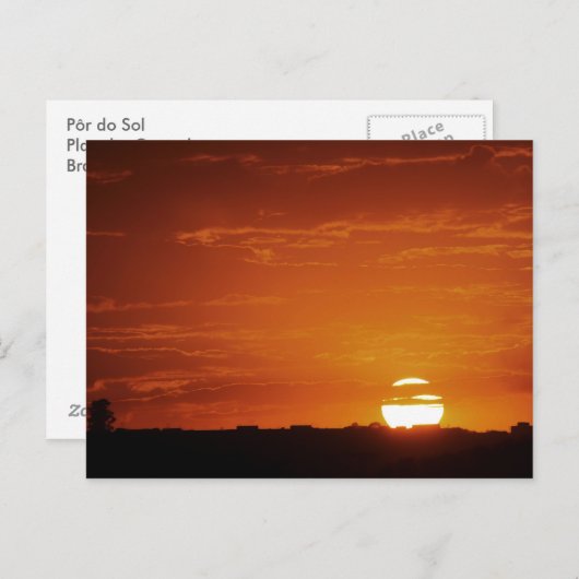 Planalto Central Briefkaart (Voorkant / Achterkant)