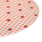 PLANCHE À DÉCOUPER いちご＆ギンガムチェック（サーモンピンク）    (Coin)