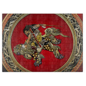 Planche À Découper [110] Hokusai - Shoki Riding Shishi Lion (Devant)