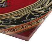 Planche À Découper [110] Hokusai - Shoki Riding Shishi Lion (Coin)