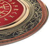 Planche À Découper [110] Vegvisir - Viking Gold Magic Runic Compass (Coin)
