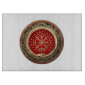 Planche À Découper [110] Vegvisir - Viking Gold Magic Runic Compass (Devant)
