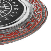 Planche À Découper [110] Vegvisir - Viking Silver Magic Runic Compass (Coin)