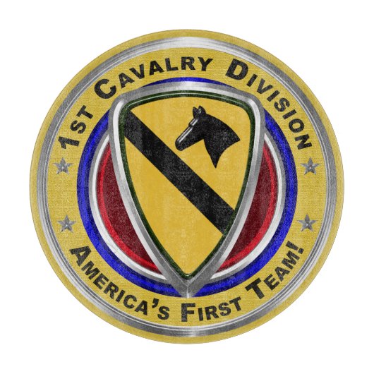 Planche À Découper 1re division de cavalerie « First Team » (Devant)