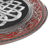 Planche À Découper [200] Croix du noeud d'argent celtique sacré (Coin)