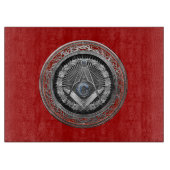 Planche À Découper [200] Master Mason - Silver Square & Compass (Devant)