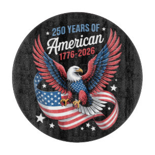 Planche À Découper 250e anniversaire aigle patriotique États-Unis