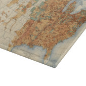 Planche À Découper 25 densités d'augmentation de la population, USA, (Coin)