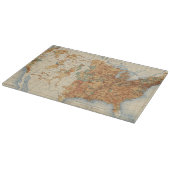 Planche À Découper 25 densités d'augmentation de la population, USA, (Coin)