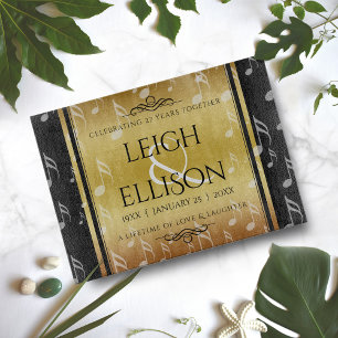 Planche À Découper 27e anniversaire du Mariage de musique