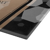 Planche À Découper 28e anniversaire du Mariage de lin élégant (Coin)