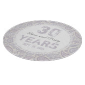 Planche À Découper 30e anniversaire du Mariage Pearl Motif Paisley (Coin)