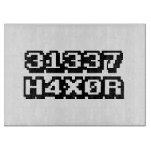 PLANCHE À DÉCOUPER 31337 H4X0R (Devant)
