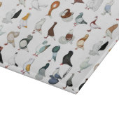 Planche À Découper 36 races de pigeons (Coin)