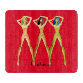 Planche À Découper 3 femmes à long pattes debout Thunder_Cove  (Devant)