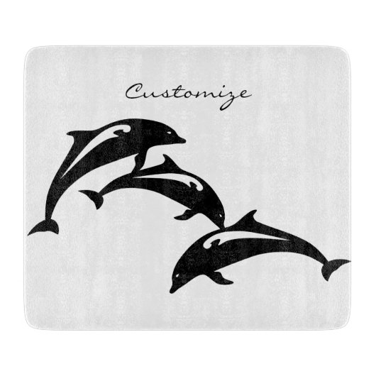 Planche À Découper 3 marsouins à sauter Thunder_Cove (Devant)
