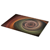 Planche À Découper 3D Spirale Abstraite couleurs chaudes Art fractal (Coin)
