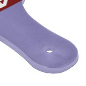 Planche À Découper 40e anniversaire de rubis violet fleuri (Coin)