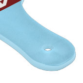 Planche À Découper 40e rubis anniversaire floral bleu (Coin)