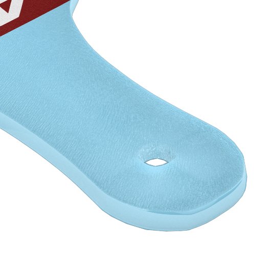 Planche À Découper 40e rubis anniversaire floral bleu (Coin)