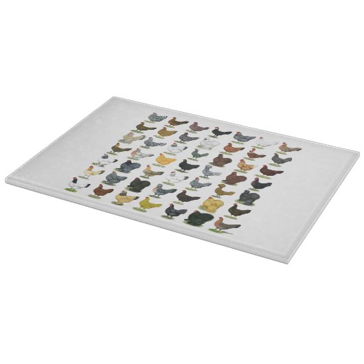 Planche À Découper 49 poules de poulet (Coin)