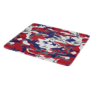 Planche À Découper 4 juillet, Jour de l'Indépendance, Gris camouflage