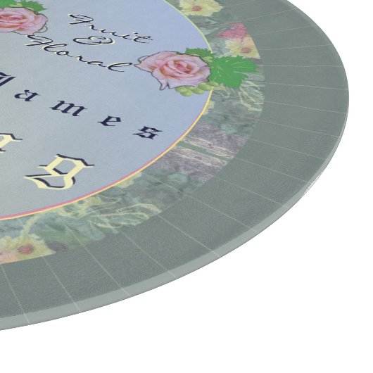 Planche À Découper 4e anniversaire du Mariage Floral (Coin)