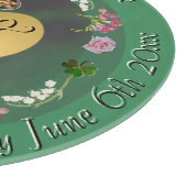 Planche À Découper 4e anniversaire du Mariage Fruit Floral (Coin)