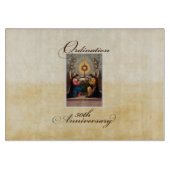 Planche À Découper 50e anniversaire d'ordination Anges à l'autel (Devant)