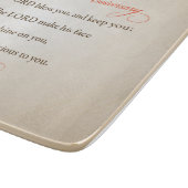 Planche À Découper 50e anniversaire du Mariage, le Seigneur religieux (Coin)