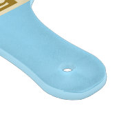 Planche À Découper 50e anniversaire or floral bleu (Coin)