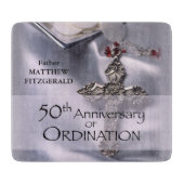 Planche À Découper 50e personnalisation Nom de l'ordre Anniversaire C (Devant)