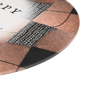 Planche À Découper 7ème anniversaire moderne de cuivre + laine (Coin)