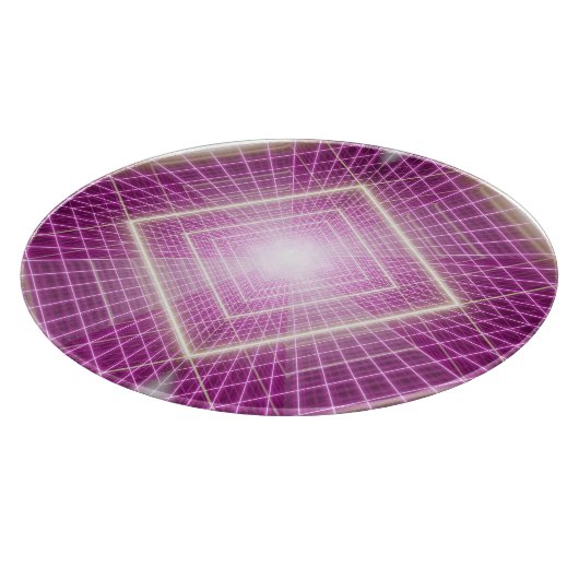 Planche À Découper 80s Rétro : Arrière - plan 3D Sci-Fi. (Coin)