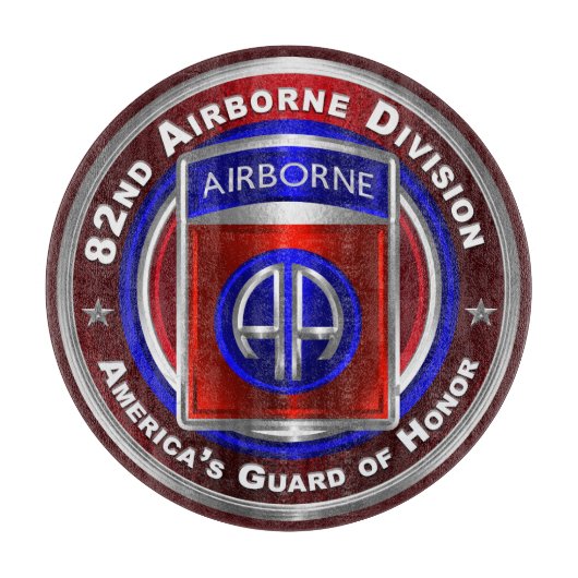 Planche À Découper 82e division aéroportée Airborne (Devant)